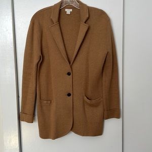 J CREW “Sweater Blazer” size S